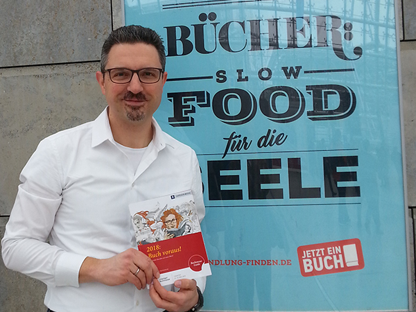 Leipzig Buchmesse 2018 Guenther Wildner Vor Buchplakat